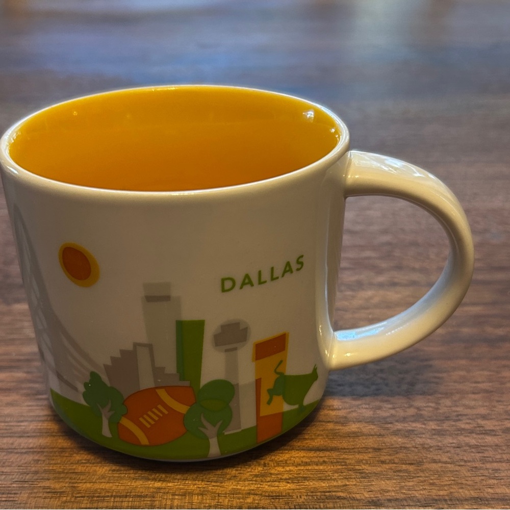 Starbucks Dallas Texas "You Are Here" Collection 14 oz Coffee tea Mug cup 2015